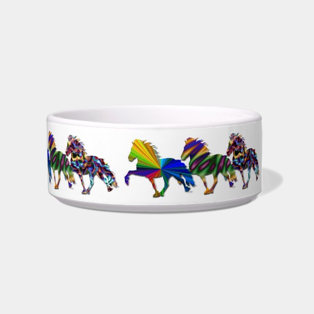 Wild Icelandic Horses Bowl (Right)
