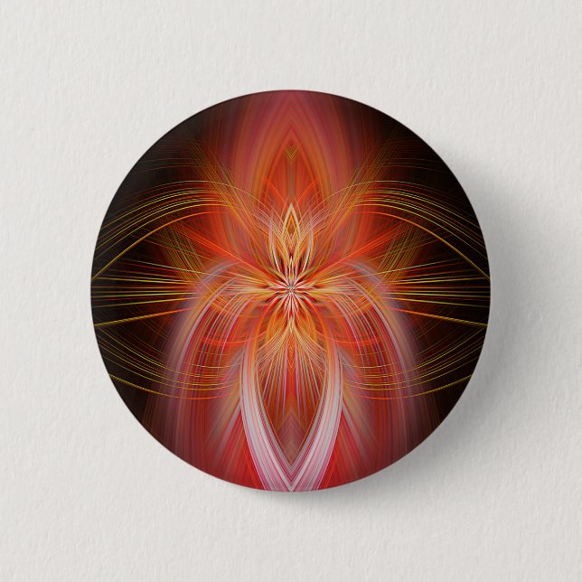 Wild Iris 6 Cm Round Badge (Front)