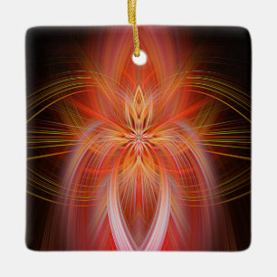 Wild Iris Ceramic Ornament