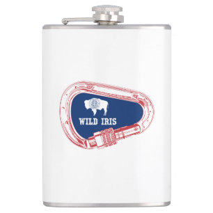 Wild Iris Climbing Carabiner Hip Flask