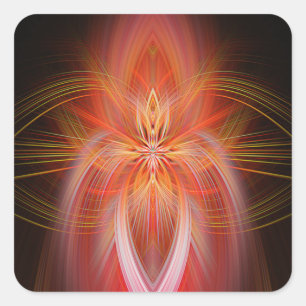 Wild Iris Square Sticker