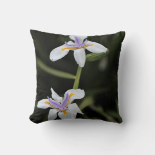 Wild Iris Throw Pillow