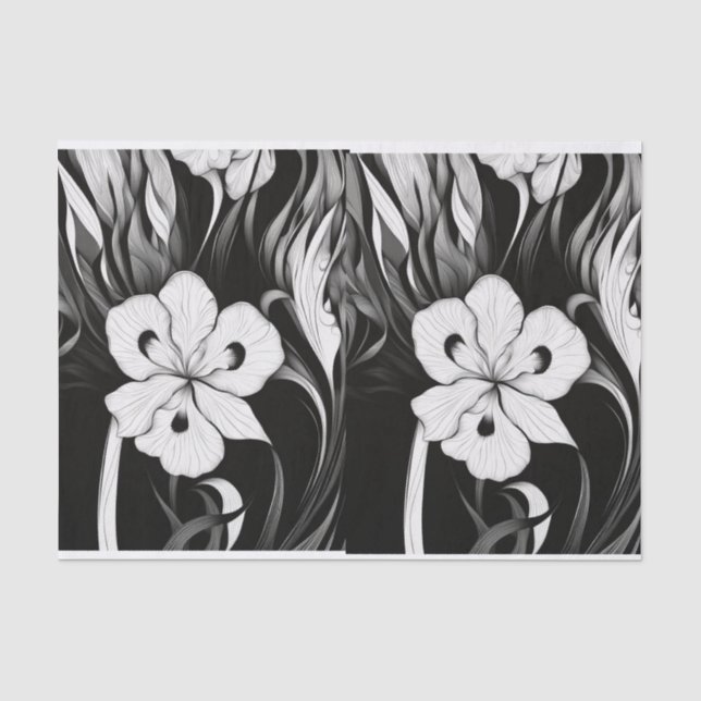 Wild Iris Tissue paper for wrapping (Front)