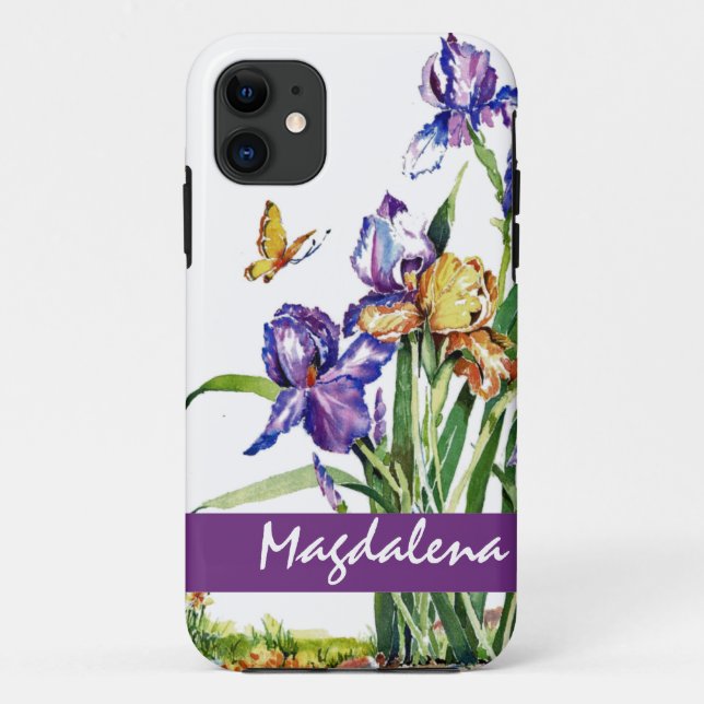 Wild Irises Case-Mate iPhone Case (Back)