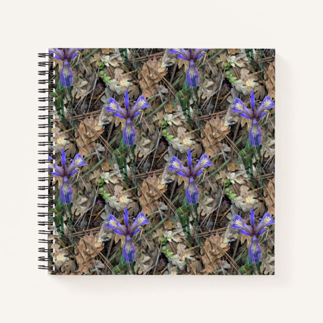 Wild Irises in the woods... Notebook (Front)