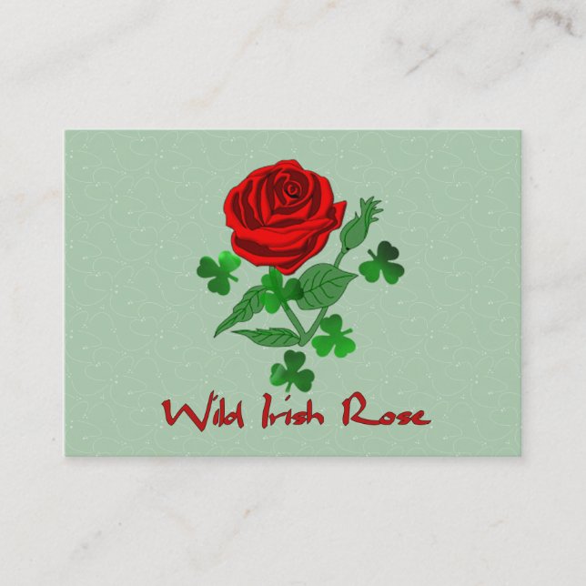 Wild Irish Rose Business Card (Front)