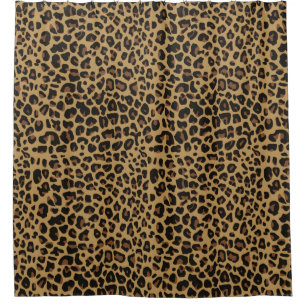 Wild Jaguar Print Shower Curtain