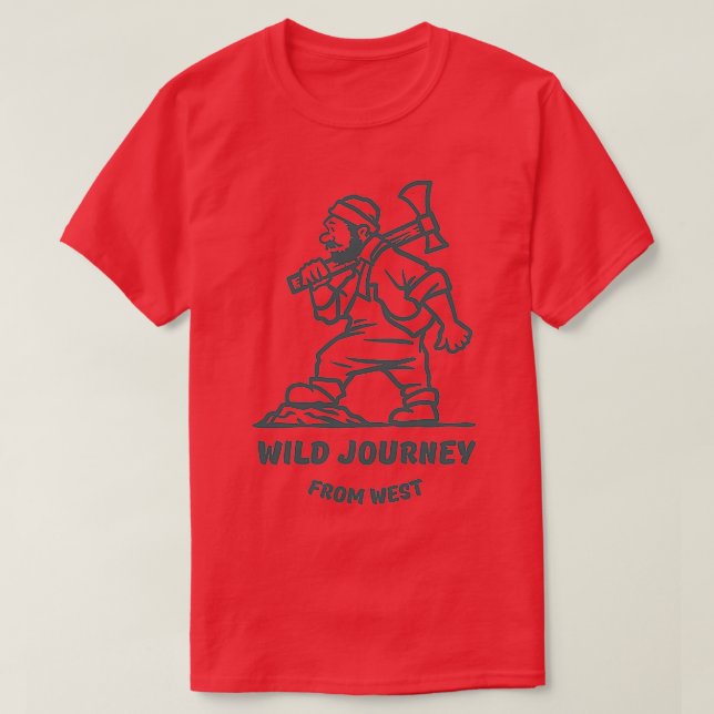wild journey t T-Shirt (Design Front)