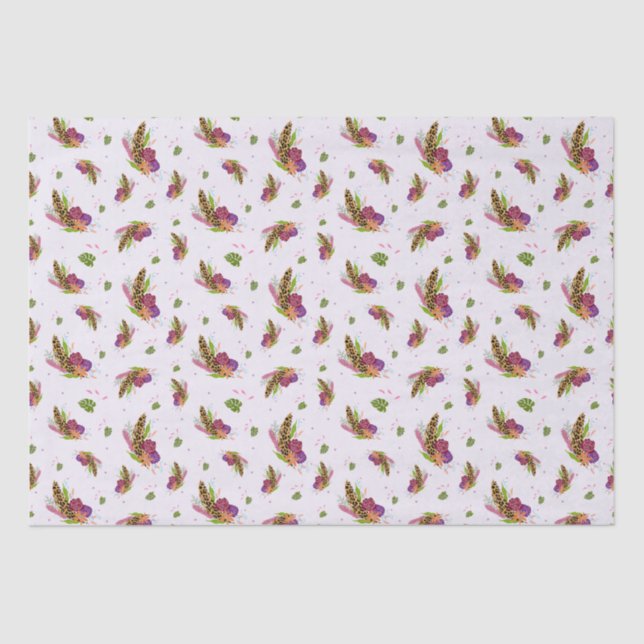 Wild Jungle Bloom Tissue Paper (Front)