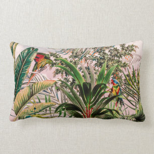 Wild jungle paradise lumbar cushion