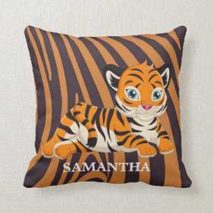 Wild Jungle Safari Animals baby Cushion