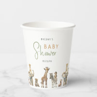 Wild Jungle Safari Animals Baby Shower