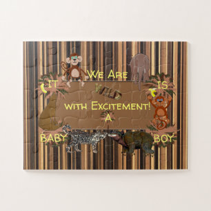 Wild Jungle Stripes Jigsaw Puzzle