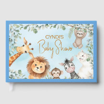 Wild Jungle Zoo Animals Baby Shower 