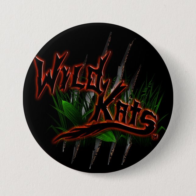 WILD KATS Band Button (Front)