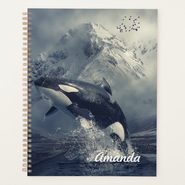 Wild Killer Whale Jumping Planner (Front)