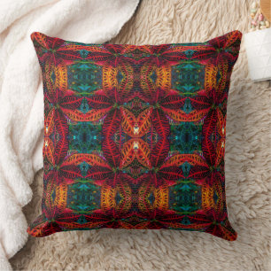 Wild Leaf Pattern Cushion