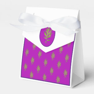 Wild Leaves on a Favour Box