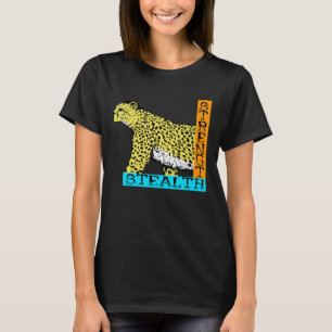 Wild Leopard By Kevin Ghumman Stealth And Strenght T-Shirt