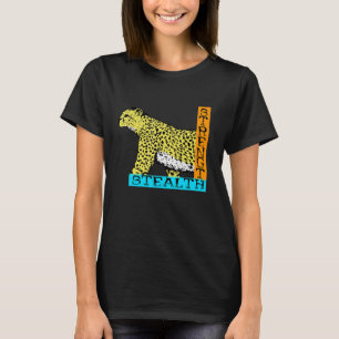 Wild Leopard By Kevin Ghumman Stealth And Strenght T-Shirt
