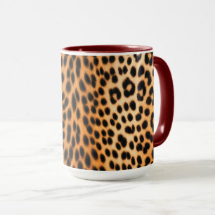 Wild Leopard Energy – Bold Animal Print Fashion Mug