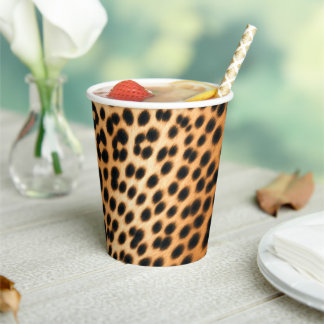 Wild Leopard Energy – Bold Animal Print Fashion Paper Cups