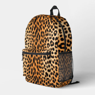 Wild Leopard Energy – Bold Animal Print Fashion Printed Backpack