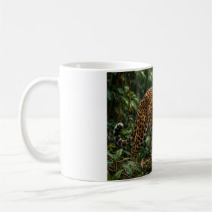 Wild Leopard Mug - Majestic Jungle Cat Wildlife Ce