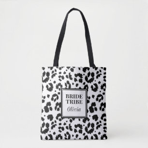 Wild Leopard Print Bachelorette Tote