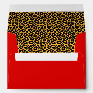 Wild Leopard Print Envelope