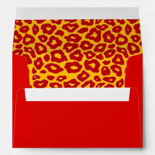 Wild Leopard Print Envelopes