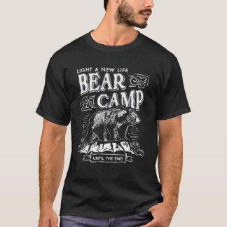 Wild Life Bear Camp Tee Design For Men And Woman
