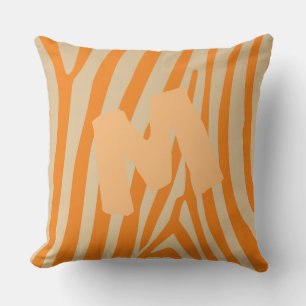 Wild Life Love Print Monogram Cushion