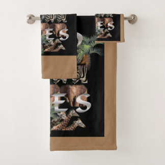 Wild Life Lovers  Bath Towel Set
