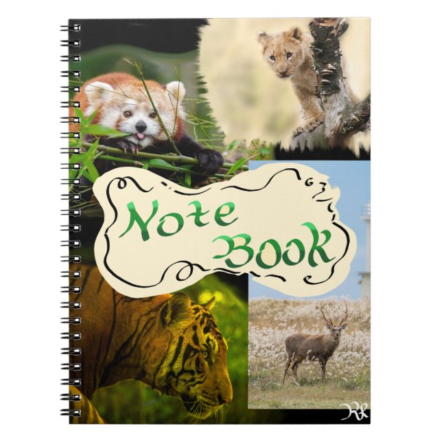 Wild Life themed  Notebook (Front)