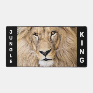 Wild Lion Personalised Desk Mat