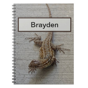 Wild Lizard Personalised Notebook