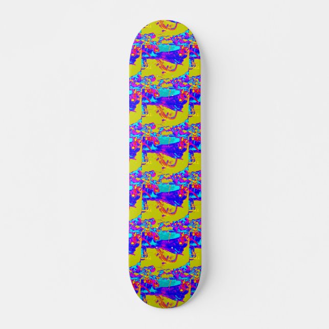 wild lizards skateboard (Front)