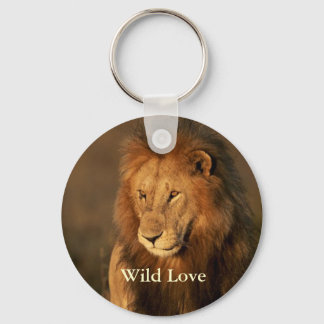 Wild Love Lion Keychain