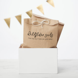 wild love wildflower seeds wedding confetti favour bags