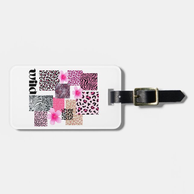 wild luggage tag (Front Horizontal)