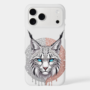 Wild Lynx Geometric Portrait With Nordic Details