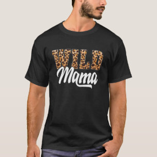 Wild Mama Zoo Born Wild Birthday Safari Jungle T-Shirt