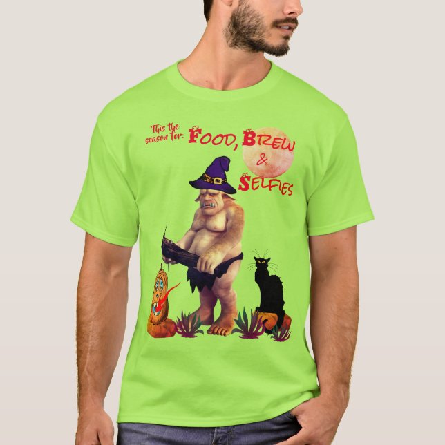 Wild Man Halloween T-Shirt (Front)
