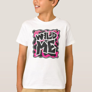 Wild Me Cow Pink and White T-Shirt