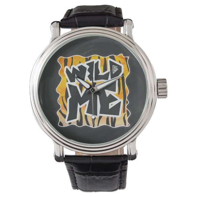 Wild Me Tiger Orange and Black Watch (Front)