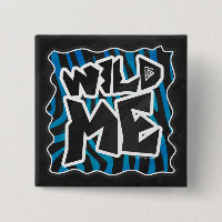 Wild Me Zebra Black and Blue