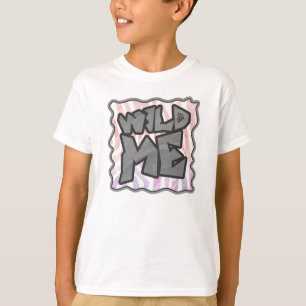 Wild Me Zebra Pink and White T-Shirt