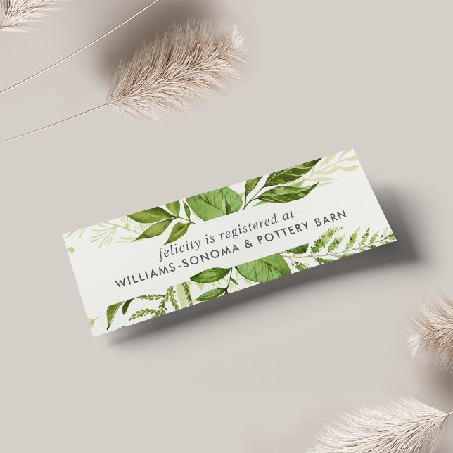 Wild Meadow Bridal Registry Insert Cards | Mini (Creator Uploaded)