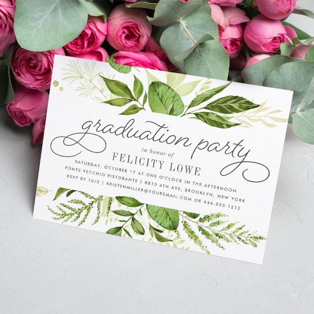 Wild Meadow Graduation Party Invitation (Creator Uploaded)
